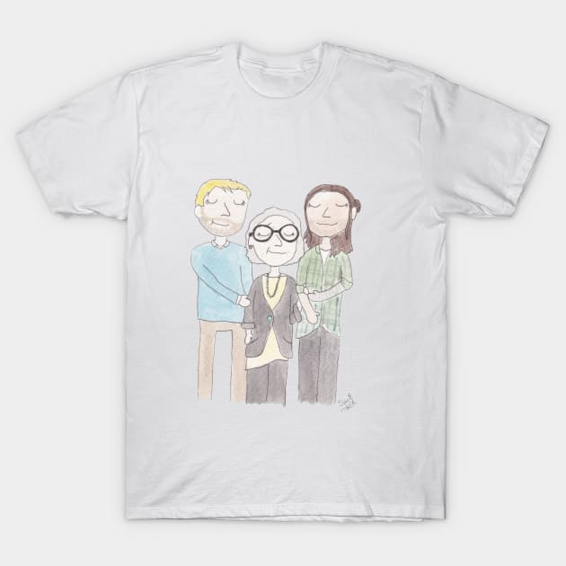 Becca and her brother and her brother's boyfriend T-Shirt by samikelsh